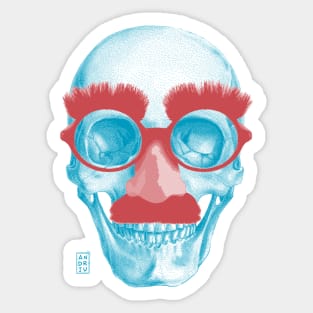 Nose Skull Sticker